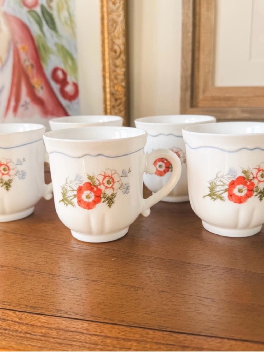 Arcopal France Teacups - Set of 5